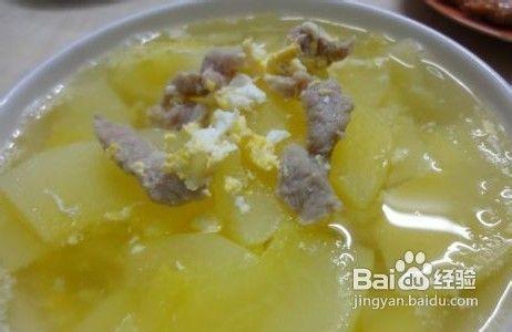 吃瓜瘦肉蛋汤,吃瓜瘦肉蛋汤，营养满分的美味汤品